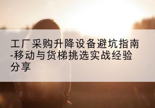 双辽移动式升降机怎么选-工厂采购升降设备避坑指南-移动与货梯挑选实战经验分享